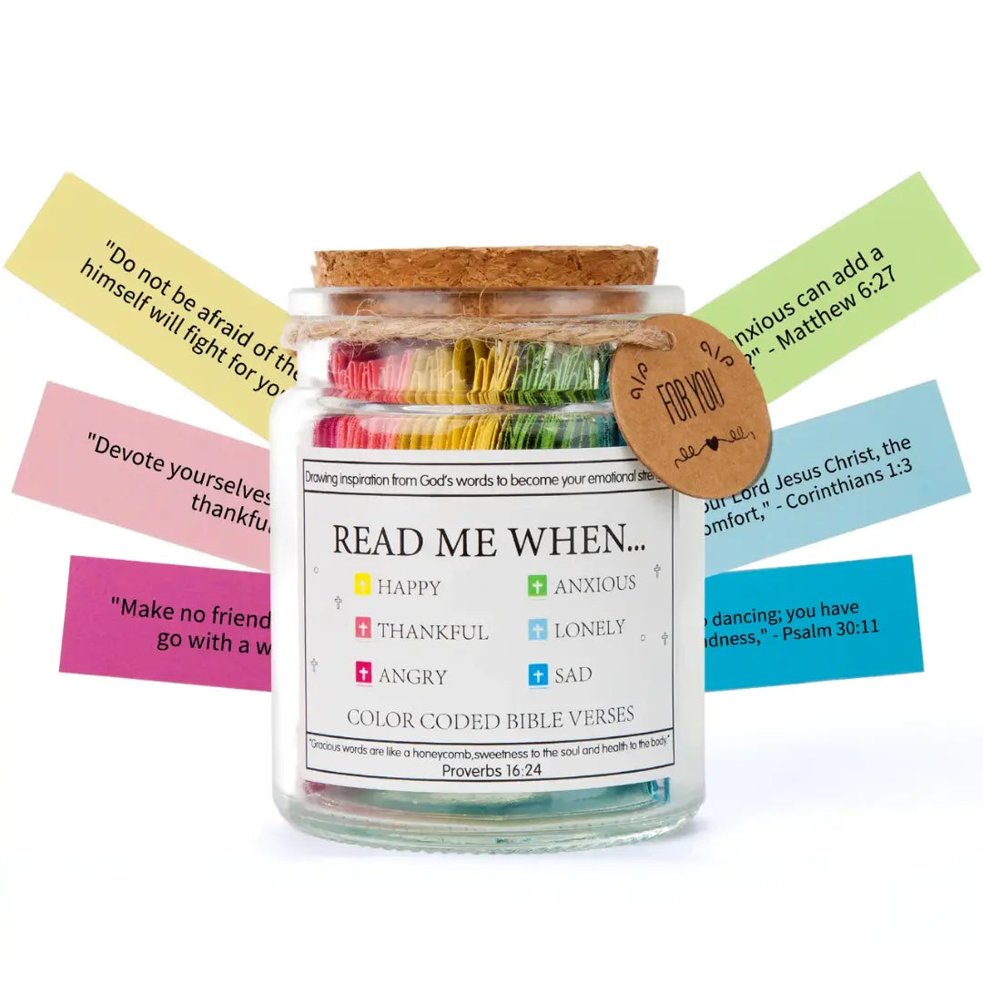The Promise Jar - 90 Color-Coded Bible Verses