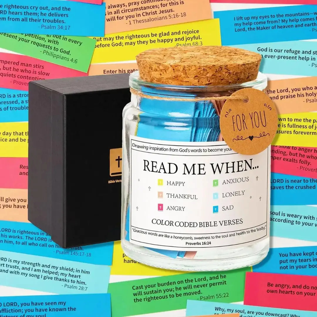 The Promise Jar - 90 Color-Coded Bible Verses