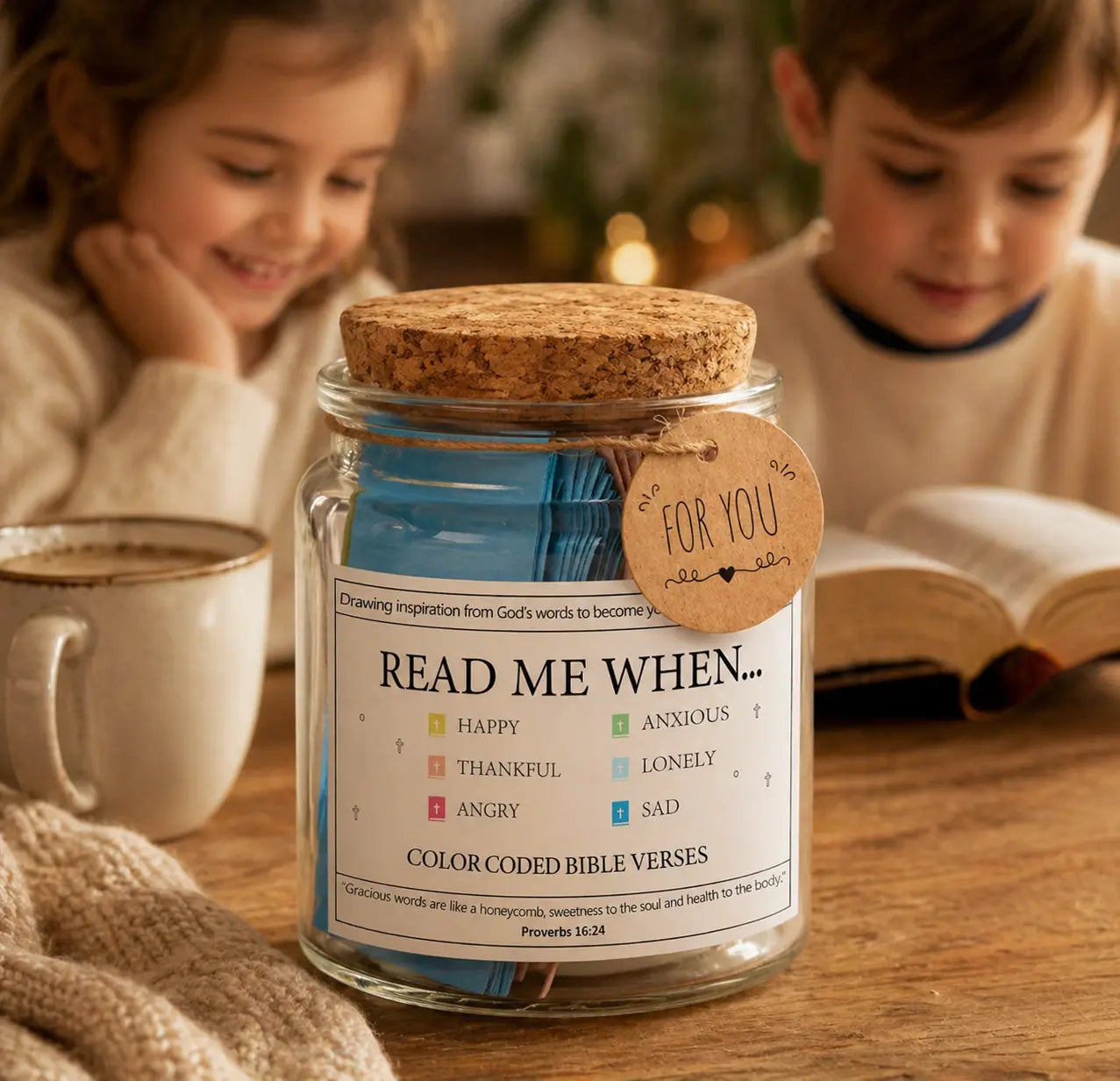The Promise Jar - 90 Color-Coded Bible Verses